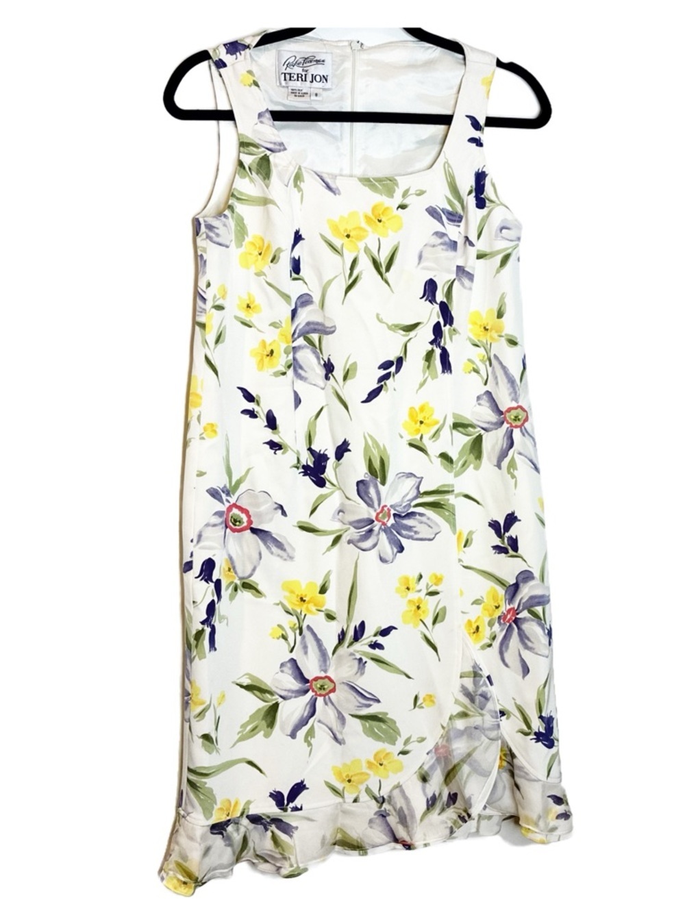 Rickie Freeman for Teri Jon | Silk Floral Dress